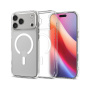 Spigen Ultra Hybrid matný transparentný kryt s bielym MagSafe pre iPhone 17 Pro Max - číry