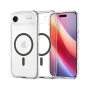 Spigen Ultra Hybrid transparentný kryt so sivým MagSafe pre iPhone Air - číry