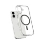 Spigen Ultra Hybrid transparentný kryt so sivým MagSafe pre iPhone 17 - číry