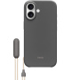 Beats matný kryt so stojanom a MagSafe pre iPhone 17 – granitovo sivý