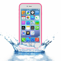 Vodotesný obal s diamantovým vzorom pre Apple iPhone 8 Plus / 7 Plus - ružový
