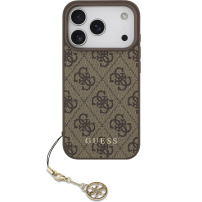 Guess 4G Charms kryt pre iPhone 17 Pro - hnedý