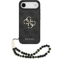 Guess 4G Metal Logo Strap kryt s pútkom pre iPhone Air - šedý