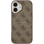 Guess 4G Gold Frame kryt s MagSafe pre iPhone 17 - hnedý