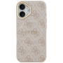 Guess 4G Gold Frame kryt s MagSafe pre iPhone 17 - ružový
