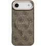 Guess 4G Gold Frame kryt s MagSafe pre iPhone Air - hnedý