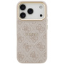 Guess 4G Gold Frame kryt s MagSafe pre iPhone 17 Pro - ružový