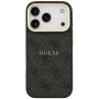 Guess 4G Gold Frame kryt s MagSafe pre iPhone 17 Pro Max - šedý