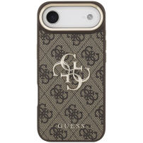 Guess 4G Metal Logo Gold Frame kryt pre iPhone Air - hnedý
