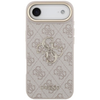 Guess 4G Metal Logo Gold Frame kryt pre iPhone Air - ružový
