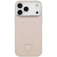 Guess Triangle Logo kryt s MagSafe pre iPhone 17 Pro Max - ružový