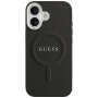 Guess Saffiano kryt s MagSafe pre iPhone 17 - čierny
