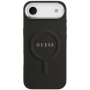 Guess Saffiano kryt s MagSafe pre iPhone Air - čierny