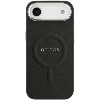 Guess Saffiano kryt s MagSafe pre iPhone Air - čierny