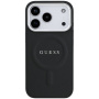 Guess Saffiano kryt s MagSafe pre iPhone 17 Pro - čierny