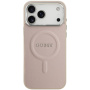 Guess Saffiano kryt s MagSafe pre iPhone 17 Pro - ružový