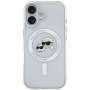 Karl Lagerfeld IML K&CH Heads Metal Frame kryt s MagSafe pre iPhone 17 - číry