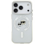 Karl Lagerfeld IML K&CH Heads Metal Frame kryt s MagSafe pre iPhone 17 Pro Max - číry