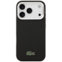 Lacoste Iconic Petit Pique Camera Stand kryt s MagSafe pre iPhone 17 Pro - čierny