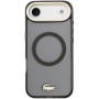 Lacoste Frosted Finish Gold Logo kryt s MagSafe pre iPhone Air - sivý