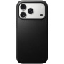 Nomad Modern Leather kožený kryt s MagSafe pre iPhone 17 Pro - čierny