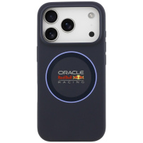 Oracle Red Bull Racing Blue Ring silikónový kryt s MagSafe pre iPhone 17 Pro Max - tmavo modrý
