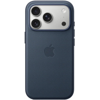 Originálne Apple puzdro z tkaniny TechWoven s MagSafe pre iPhone 17 Pro - modré