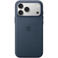 Originálne Apple puzdro z tkaniny TechWoven s MagSafe pre iPhone 17 Pro Max - modrý
