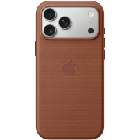 Originálne Apple puzdro z tkaniny TechWoven s MagSafe pre iPhone 17 Pro Max - siensky hnedý