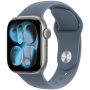 Originálne Apple športový remienok pre Apple Watch 42mm / 41mm / 40mm / 38mm - M/L - oceľovo modrý