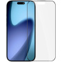 Rurihai matné tvrdené 2.5D sklo s čiernym rámčekom pre iPhone 17 Pro
