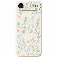 Ochranný kryt so vzorom kvetov pre iPhone Air - béžový