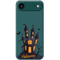 Ochranný kryt s halloweenskym vzorom pre iPhone Air - petrolejový