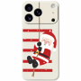 Ochranný kryt so vzorom Santa Clausa pre iPhone 17 Pro Max - béžový