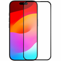 NORTHJO tvrdené 2.5D sklo s čiernym rámčekom pre iPhone 17 Pro Max