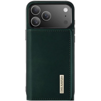 DG.Ming 2v1 kryt s odnímateľnou magnetickou peňaženkou pre iPhone 17 Pro / 18 Pro - tmavozelený