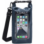 Univerzálna vodeodolná taška s nastaviteľným popruhom a vreckom pre iPhone - 5L - tmavo modrá