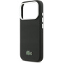Lacoste Iconic Petit Pique Metal Logo kryt s MagSafe pre iPhone 17 Pro - čierny