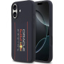 Oracle Red Bull Racing Vertical Logo silikónový kryt s MagSafe pre iPhone 17 - tmavomodrý
