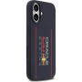 Oracle Red Bull Racing Vertical Logo silikónový kryt s MagSafe pre iPhone 17 - tmavomodrý