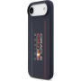 Oracle Red Bull Racing Vertical Logo silikónový kryt s MagSafe pre iPhone Air - tmavomodrý