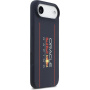 Oracle Red Bull Racing Vertical Logo silikónový kryt s MagSafe pre iPhone Air - tmavomodrý