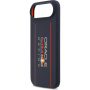 Oracle Red Bull Racing Vertical Logo silikónový kryt s MagSafe pre iPhone Air - tmavomodrý