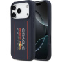 Oracle Red Bull Racing Vertical Logo silikónový kryt s MagSafe pre iPhone 17 Pro - tmavo modrý