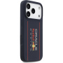 Oracle Red Bull Racing Vertical Logo silikónový kryt s MagSafe pre iPhone 17 Pro - tmavo modrý