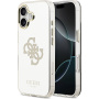 Guess Mirror 4G Glitter Logo zrkadlový kryt s MagSafe pre iPhone 17 - zlatý