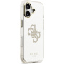 Guess Mirror 4G Glitter Logo zrkadlový kryt s MagSafe pre iPhone 17 - zlatý