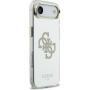 Guess Mirror 4G Glitter Logo zrkadlový kryt s MagSafe pre iPhone Air - zlatý