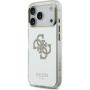 Guess Mirror 4G Glitter Logo zrkadlový kryt s MagSafe pre iPhone 17 Pro - zlatý