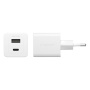 PanzerGlass empower Turbo GaN rýchlonabíjací adaptér s portami USB-C / USB-A - 35W - biely